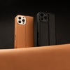 Moshi Overture MagSafe - Étui 3-en-1 en cuir pour iPhone 16 Pro (Caramel Brown)