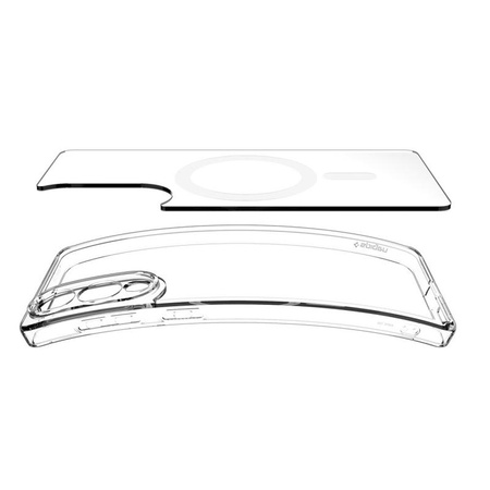 Spigen Ultra Hybrid MagSafe - Case for Samsung Galaxy S25 Edge (Clear / White)