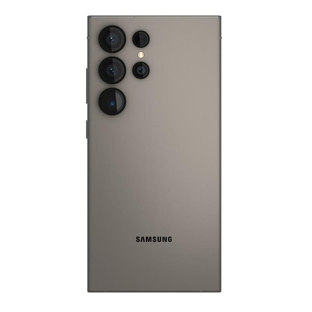 Case-Mate Alumínium gyűrűs lencsevédő - Védőüveg a Samsung Galaxy S24 Ultra fényképezőgép lencséjéhez (fekete)