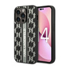 Karl Lagerfeld Monogram Stripe - Etui iPhone 14 Pro Max (szary)