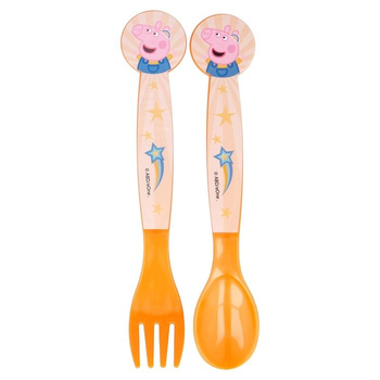 Peppa Pig - Set de couverts (cuillère et fourchette) Peppa Pig