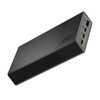 Green Cell PowerPlay20s - Banque d'énergie 20000 mAh avec USB-A QuickCharge 3.0 et 2x USB-C Power Delivery 22.5W (noir)