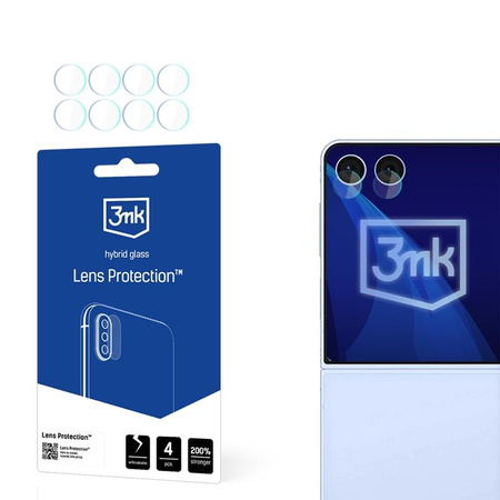 3mk Lens Protection - Samsung Galaxy Z Flip 7 camera lens glass (4 sets)