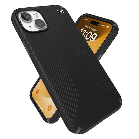 Speck Presidio2 Grip Magsafe - iPhone 15 Plus / iPhone 14 Plus Case (Black / Slate Grey / White)