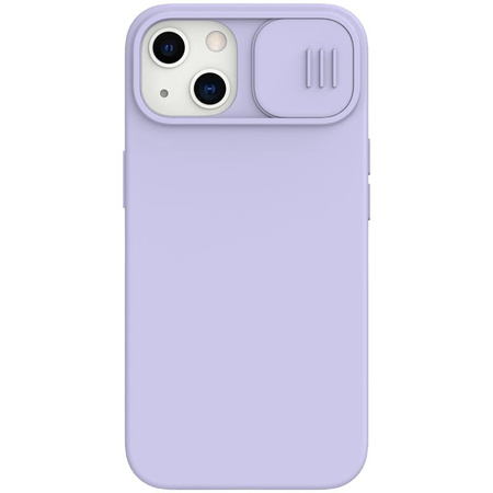 Nillkin CamShield Silky Magnetic - Apple iPhone 13 Hülle mit Kameraabdeckung (Misty Purple)