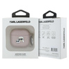 Karl Lagerfeld Monogram Karl & Choupette Head - pouzdro na AirPods 4 (růžové)