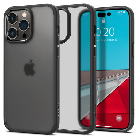 Spigen Ultra Hybrid Matte - tok iPhone 14 Pro készülékhez (matt fekete)
