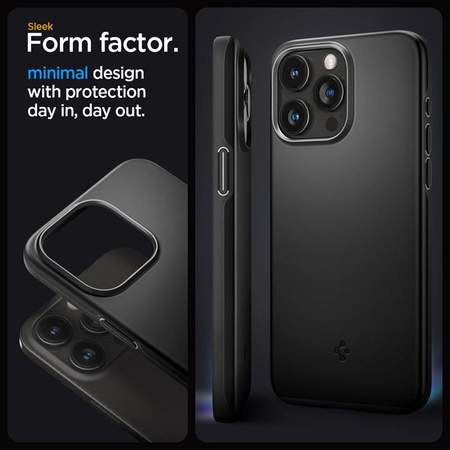 Spigen Thin Fit - Case for iPhone 15 Pro (Black)