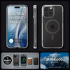 Spigen Ultra Hybrid Mag MagSafe - Etui do iPhone 15 Pro (Graphite)