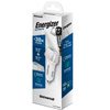 Energizer Ultimate - USB-C a USB-A 38W PD + QC3.0 nabíječka do auta (bílá / stříbrná)