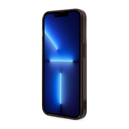 BMW Tricolor Stripe - iPhone 14 Pro Max Tasche (Schwarz)