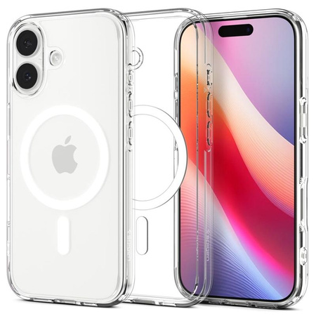 ETUI DO IPHONE 17 do MAGSAFE SPIGEN ULTRA HYBRID ORYGINALNE PRZEZROCZYSTE