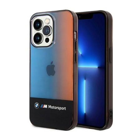 BMW Half Tricolor - iPhone 14 Pro Max Tasche (schwarz)