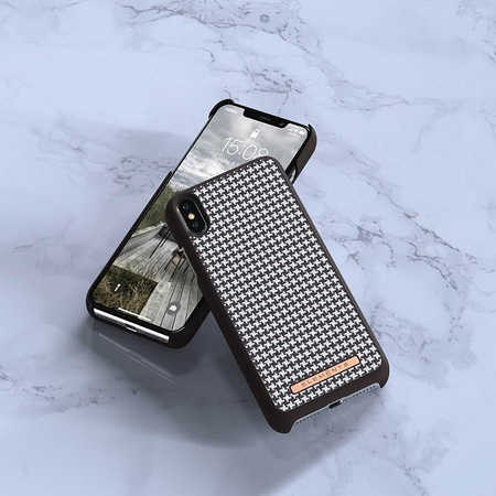 Nordic Elements Saeson Idun - Coque en matériau pour iPhone Xs Max (marron foncé)