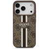 Guess 4G Printed Stripes MagSafe - iPhone 17 Pro Case (brown)
