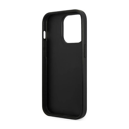 Karl Lagerfeld Saffiano Mono Metal Logo - Etui iPhone 14 Pro (szary)