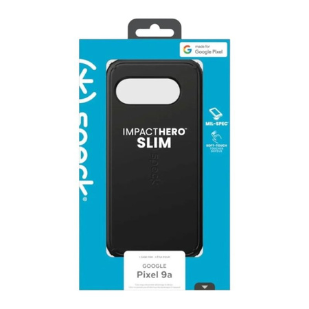 Speck ImpactHero Slim - Étui Google Pixel 9a (Noir)