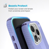 Speck Presidio2 Grip ClickLock & MagSafe - Coque iPhone 16 Pro (Future Lavender / Cassis Purple / White)