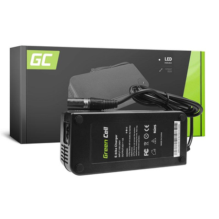 Green Cell - 42V 4A (XLR 3 PIN) Ladegerät für 36V E-Bike Batterie