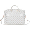 Guess 4G Peony Front Pocket Zipper Triangle Logo - Laptop Bag 16" (white)