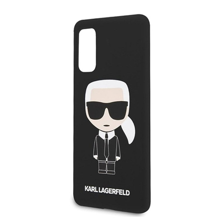 Karl Lagerfeld Fullbody Silicone Iconic - Samsung Galaxy S20 Case (Black)