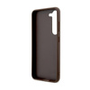 Pouzdro Guess 4G Bottom Stripe Metal Logo Collection - Samsung Galaxy S24+ (hnědé)