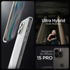 Spigen Ultra Hybrid - Gehäuse für iPhone 15 Pro (Frost Clear)