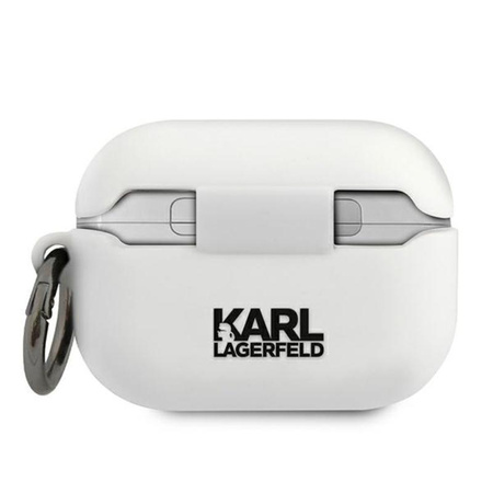Karl Lagerfeld - Pouzdro Apple Airpods Pro (bílé)
