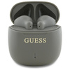Guess Printed Classic Logo - Bluetooth TWS Sluchátka + Nabíjecí Pouzdro (Šedá)