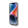 Guess 4G Bottom Stripe Metal Logo Collection - iPhone 15 Pro tok (rózsaszín)
