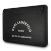Karl Lagerfeld Saffiano RSG Sleeve - Etui na notebook 13" / 14" (Czarny)