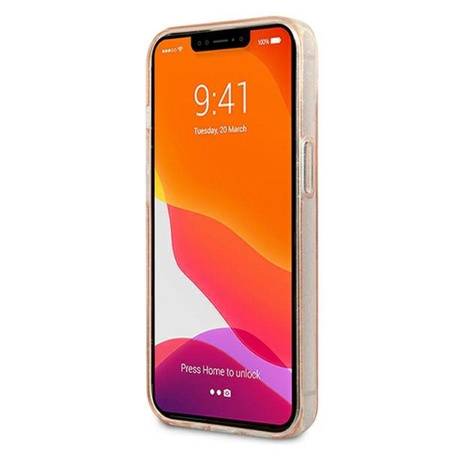 Pouzdro Guess Glitter 4G Big Logo - iPhone 13 (zlaté)