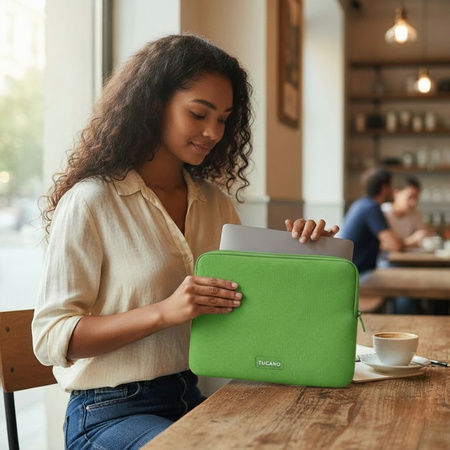 Tucano Colore2 - Hülle für MacBook Air 13” / Pro 13" / Laptop 12” (grün)