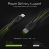 Green Cell Power Stream - Kabel USB-C - Lightning 100 cm s podporou Power Delivery (certifikováno Apple MFi)