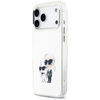 Karl Lagerfeld IML Aquarelle Karl & Choupette & Logo MagSafe - Hülle für iPhone 17 Pro Max (weiß)