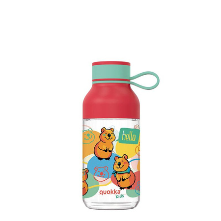 Quokka Ice Kids s poutkem - láhev na vodu Ecozen 430 ml s poutkem (Happy Quokka)
