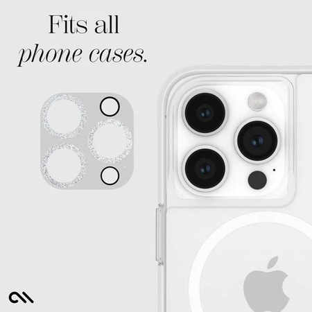 Case-Mate Sparkle Lens Protector - ochranné sklo pro fotoaparát iPhone 15 Pro / iPhone 15 Pro Max (Twinkle)