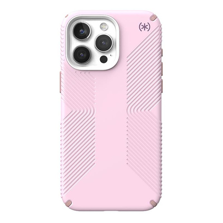 Speck Presidio2 Grip Magsafe - pouzdro pro iPhone 15 Pro Max (Soft Lilac / Carnation Petal / Rouge Pink)