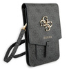 Guess 4G Big Metal Logo Phone Bag - taška s přihrádkou na smartphone (černá)
