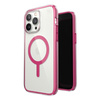 Speck Presidio Perfect-Clear with Impact Geometry + MagSafe - Etui iPhone 14 Pro Max z powłoką MICROBAN (Clear / Digital Pink)