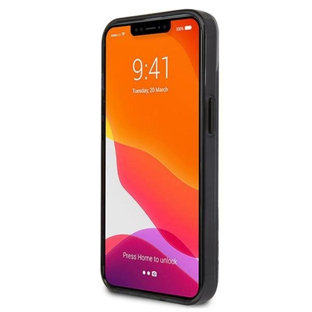 Karl Lagerfeld Ikonik Karl - Étui pour iPhone 13 (transparent / cadre noir)