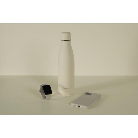 PURO ICON - Stainless Steel Thermal Bottle 500 ml (Beige) (Powder Coating)