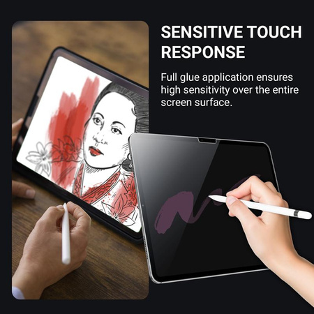 Crong 3D Armour Glass – Gehärtetes Glas iPad Air 13” M3 (2025) / iPad Air 13” M2 (2024) / iPad Pro 12.9" (2018–2022)