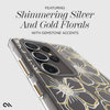 Case-Mate Floral Gems - Pouzdro Samsung Galaxy S24 Ultra (zlaté)