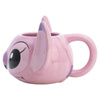 Disney Stitch - Tazza in ceramica 3D in confezione regalo della collezione Angel 375 ml