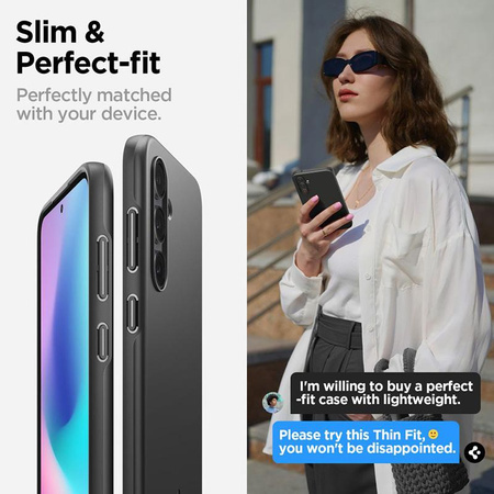 Spigen Thin Fit - Gehäuse für Samsung Galaxy S23 FE (Schwarz)
