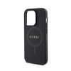 Guess Saffiano MagSafe - iPhone 15 Pro Tasche (schwarz)