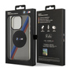 BMW Tricolor Streifen MagSafe - iPhone 14 Pro Max Tasche (Grau)
