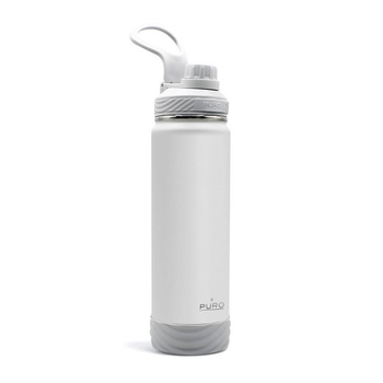 PURO Outdoor - Bouteille thermique en acier inoxydable 750 ml (Gris clair)