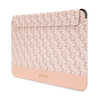 Guess GCube csíkos számítógépes tok - 14" notebook tok (rózsaszín)